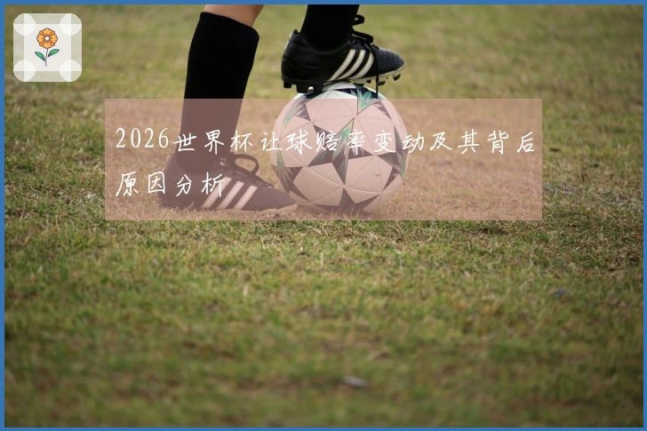 2026世界杯让球赔率变动及其背后原因分析