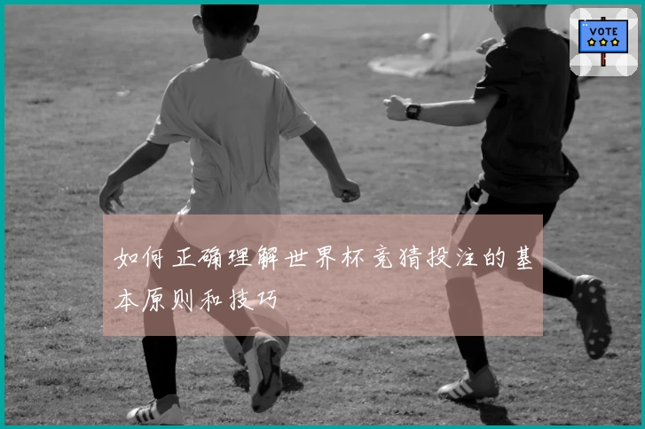 如何正确理解世界杯竞猜投注的基本原则和技巧
